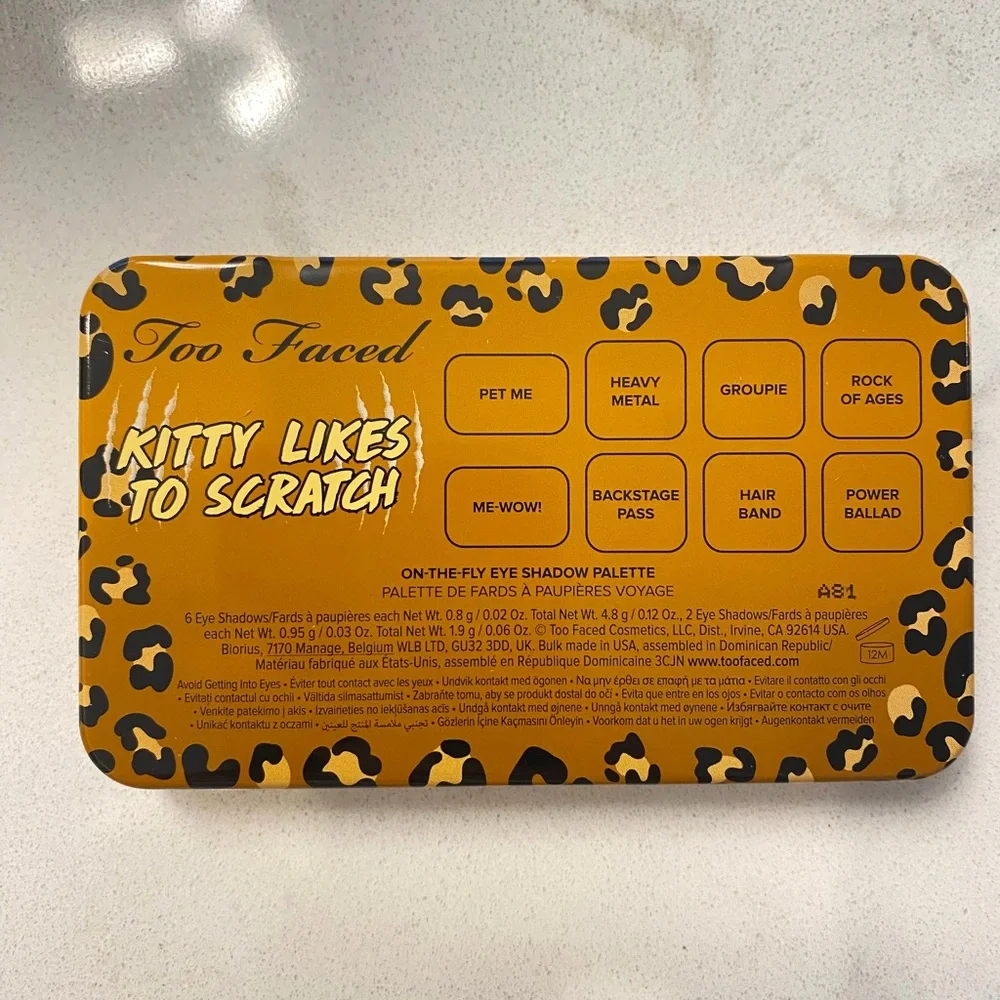 【Brand New】Too Faced Kitty Likes to Scratch Eyeshadow Palette - full size - Picture 7 of 7